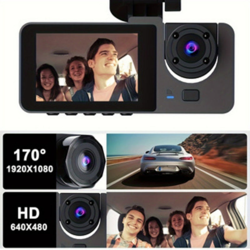 The  Recording Dash Cam Provides All-round Recording And Is Suitable For All Driving Scenarios During Trips