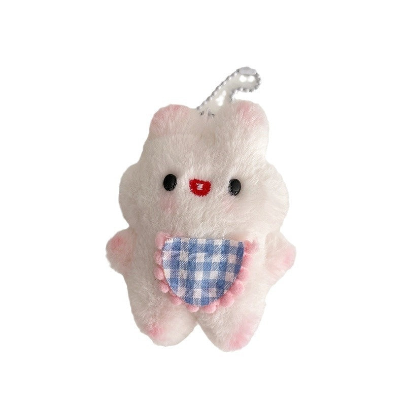 Cartoon Plush Blush Little Bunny Will Call Figurine Doll Pendant Keychain