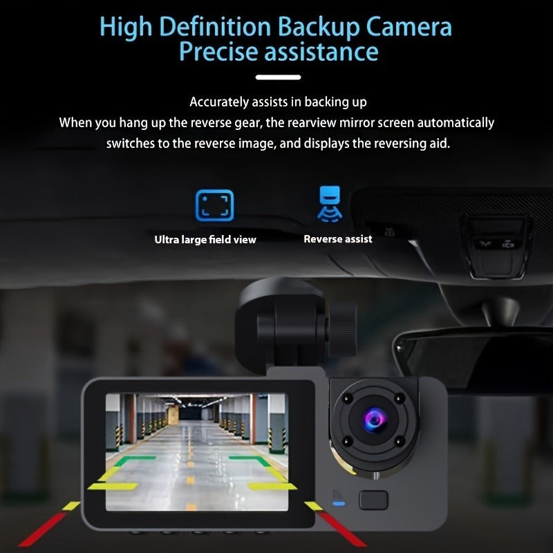 The  Recording Dash Cam Provides All-round Recording And Is Suitable For All Driving Scenarios During Trips